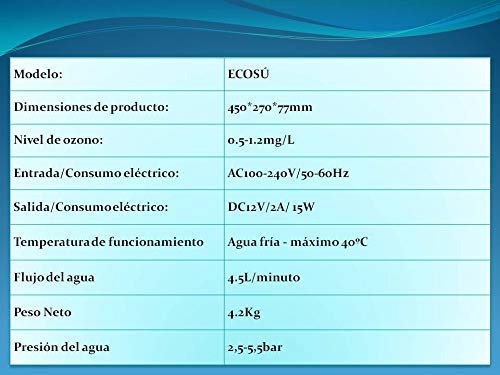 Generador Ozono para Lavadora, Laundry O3.