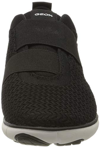 Geox D NEBULA B Zapatillas Sin Cordones Mujer, Negro (Black C9997), 41 EU