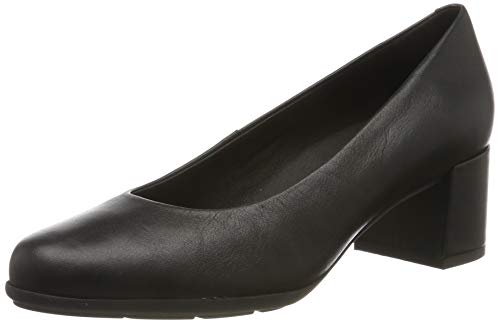 Geox D New Annya Mid A, Zapatos con Tacón Mujer, Negro (Black C9997), 42 EU