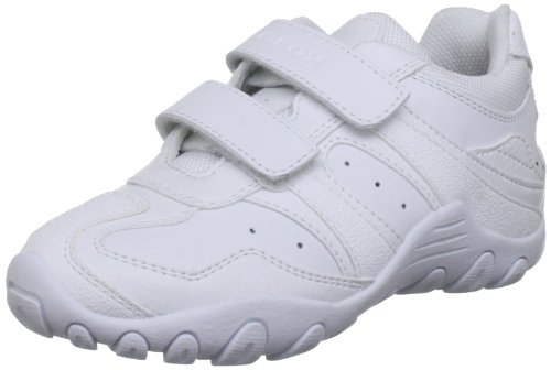 Geox J CRUSH M Zapato De Uniforme Escolar Niños, Blanco (White), 29 EU