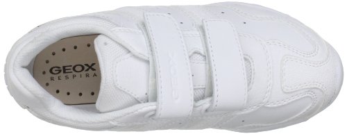 Geox J CRUSH M Zapato De Uniforme Escolar Niños, Blanco (White), 29 EU