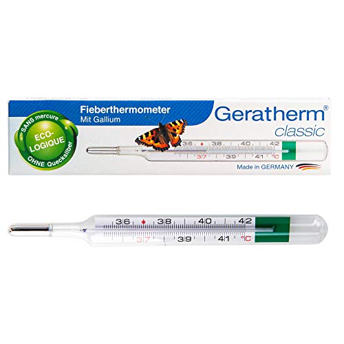 Geratherm Termómetro negro classic