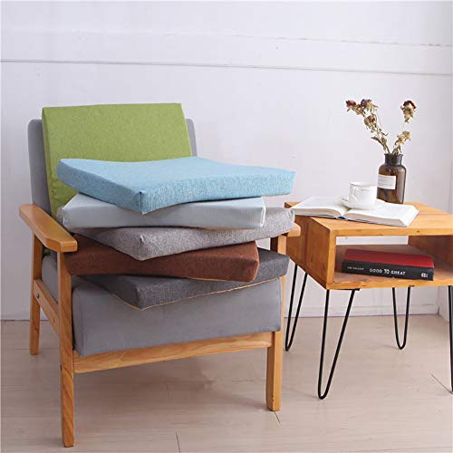 GGNHBH Cojín de Oficina cojín del Asiento con Material de látex Natural para aliviar el Dolor de Espalda y Mejorar la Postura para Viajes, casa, Coche, Oficina,C,50x50x7.5cm