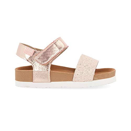 Gioseppo 47903, Sandalias con Punta Abierta Niñas, Dorado (Cobre 000), 29 EU