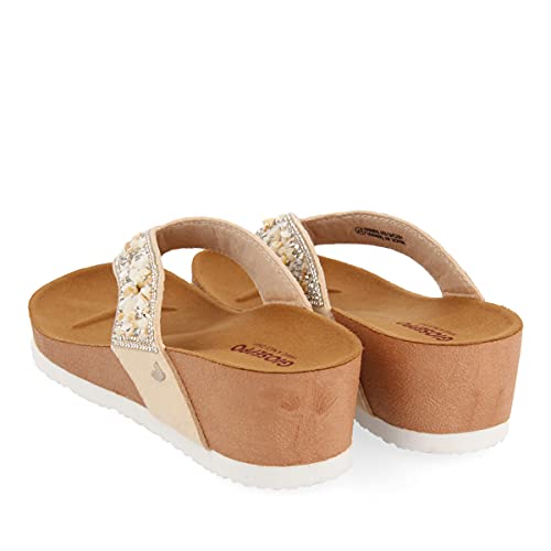 Gioseppo MONDOVI, Sandalias con cuña Mujer, Beig, 38 EU