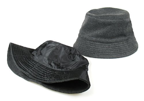 Gorro reversible caliente e impermeable (forro polar y nailon)