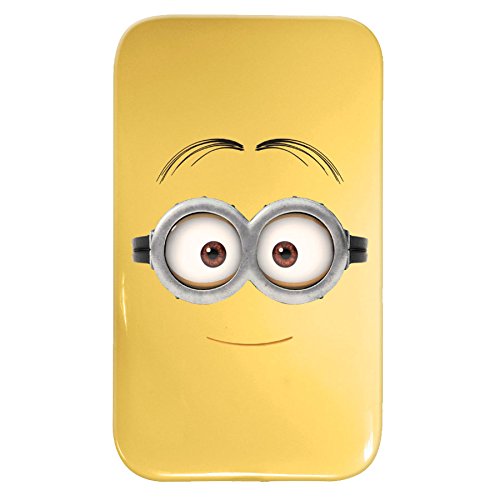 Gru: Mi Villano Favorito PB2600DES - Cargador de batería portátil con ventosas (4.000 mAh, 5V/1A, indicador LED, Micro USB) Color Amarillo