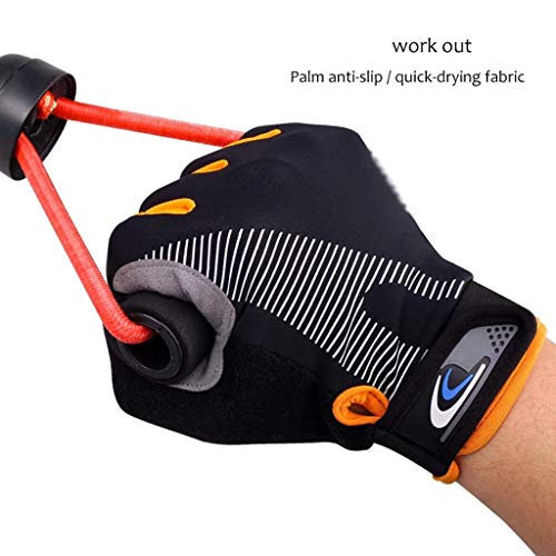 Guantes Al aire libre a prueba de viento Trabajo Ciclismo Caza Escalada Guantes Sport smartphone con pantalla táctil for la jardinería, constructores, Mecánico Guantes cálidos de invierno ( Size : L )