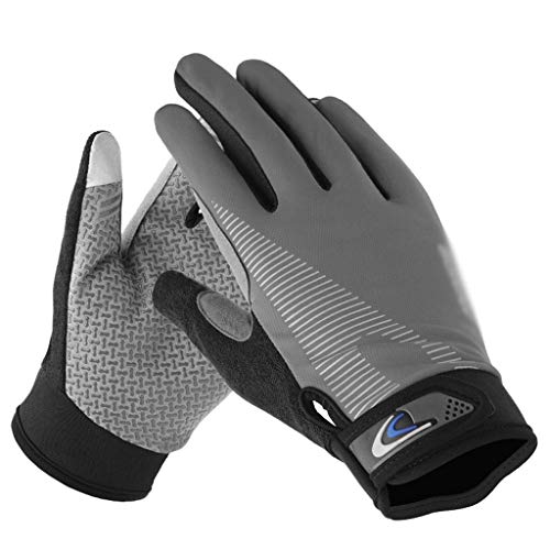 Guantes Al aire libre a prueba de viento Trabajo Ciclismo Caza Escalada Guantes Sport smartphone con pantalla táctil for la jardinería, constructores, Mecánico Guantes cálidos de invierno ( Size : L )