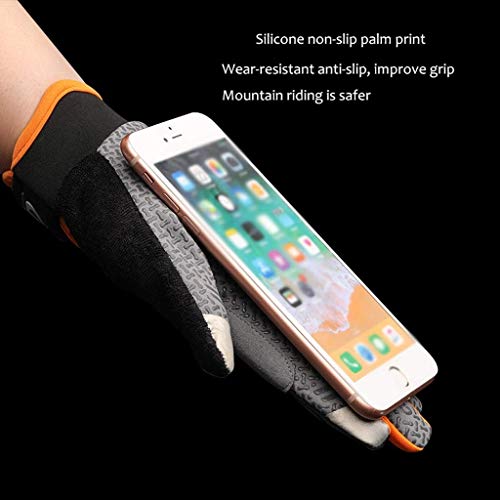 Guantes Al aire libre a prueba de viento Trabajo Ciclismo Caza Escalada Guantes Sport smartphone con pantalla táctil for la jardinería, constructores, Mecánico Guantes cálidos de invierno ( Size : L )