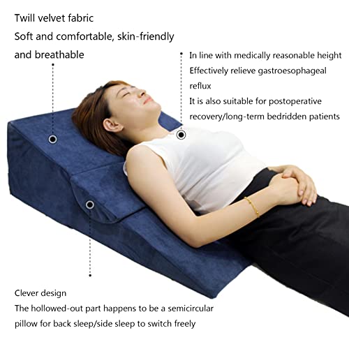 GYAM Almohada De Espuma De Apoyo para La Cama con Funda Extraíble, Juego De Almohadas Ortopédicas para La Cama, Almohadas De Espuma con Memoria para Dormir Almohada para Leer