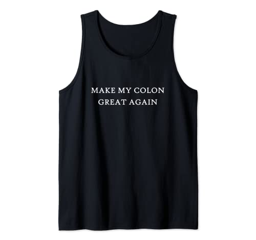 Hacer Mi Colon Grande De nuevo Divertido Trump Cirugía Recuperación Anus Camiseta sin Mangas