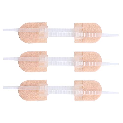 HEALLILY 3 Piezas Vendaje Flexible Vendaje Reparación de Laceración Vendaje Zip Tie Vendas para Heridas Adhesivo Hemostático Vendaje para Mujeres Hombres Color de Piel 7X1. 5Cm