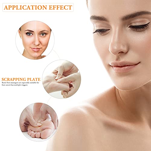 HEALLILY Masajeador Meridiano con Cono de Masaje en Forma de Pulgar Masajeador de Espalda Y Cuello para El Alivio Del Dolor Fibromialgia de Punto Gatillo Y Automasaje Anzuelo Terapia de