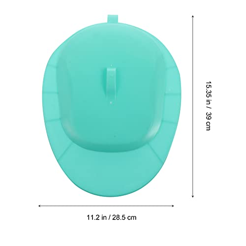HEALLILY Orinal con Tapa Firme Gruesa Y Estable para El Cuidado Personal Del Paciente con Cama Femenina Masculina Verde