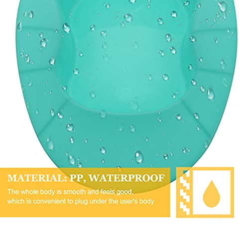 HEALLILY Orinal con Tapa Firme Gruesa Y Estable para El Cuidado Personal Del Paciente con Cama Femenina Masculina Verde