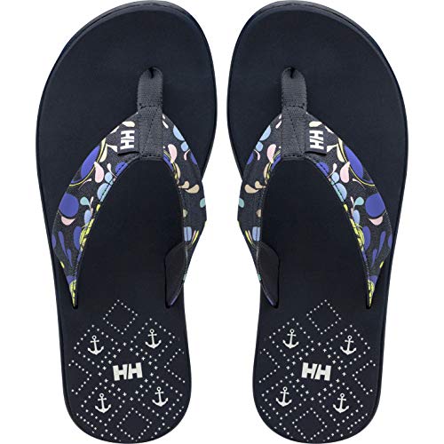 Helly Hansen Sandal, Sandalias de Punta Descubierta Mujer, Azul (Navy/Nimbus Cloud), 42 EU