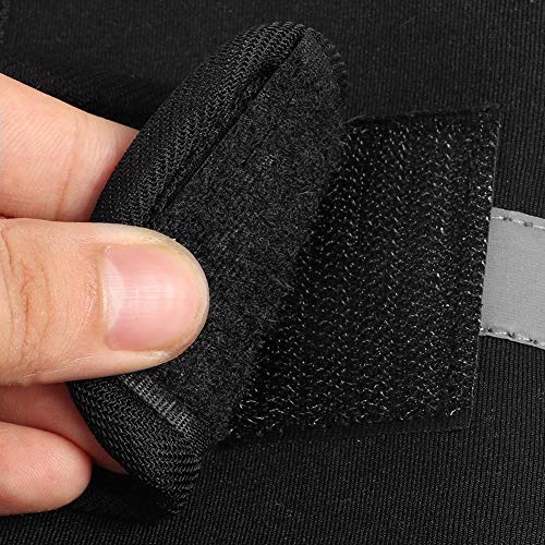 Hffheer Vendaje de Rodilla para Perros Vendaje de protección de la articulación del Tobillo Vendaje de Tobillo de Pierna de Perro Mascota con Correas Reflectantes para Lesiones después de