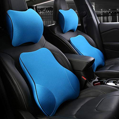 HJPOQZ Almohada para el Cuello Transpirable para Coche, Cojines para Asiento, Accesorios de Soporte para reposacabezas para Silla de Oficina para Coche, Almohada Universal