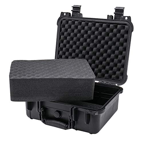 HMF ODK100 - Maletín para cámara de fotos al aire libre, con espuma de cuadrícula, 34 x 29,5 x 15,5 cm