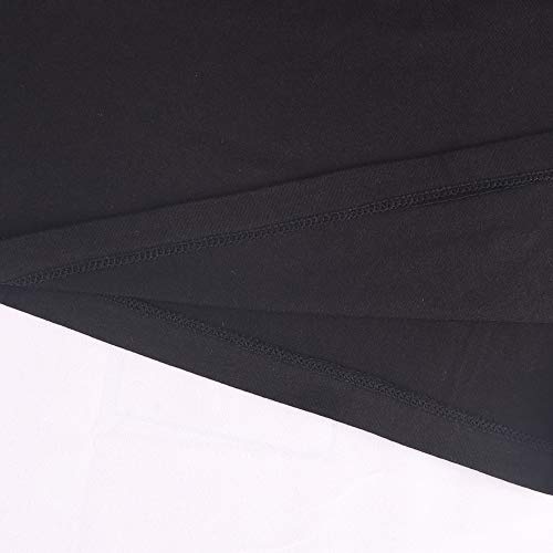 Hombres Manga Larga/Corta Camiseta fornida Ajustado Casual Algodón Cuello Pico Camisetas Básicas Talla M