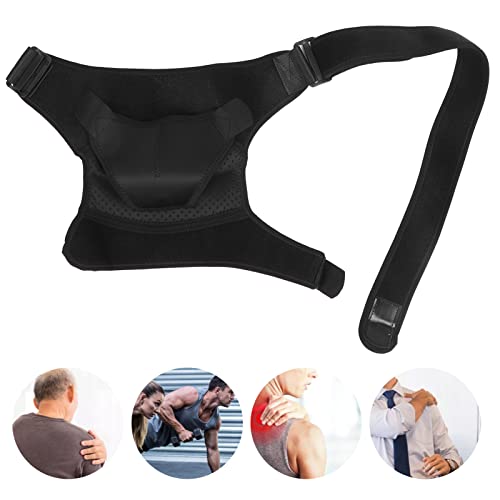 Hombros Manga de Compresión Recuperación de Lesiones Alivio del Dolor Soporte de Hombro Brazo Derecho Izquierdo Uso del Brazo, Soporte Ajustable del Manguito Rotador, para Articulación Ca Dislocada, E