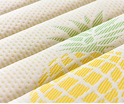 HOMRanger Latex Acolchado Colchoneta,Esponja Plegable Roll Up Transpirable Cama Colchón para El Dormitorio Japonés Tatami para Estudiantes Solteros-e 90x190cm(35x75inch)