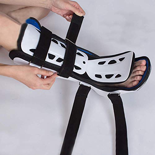 HSRG Soporte Fijo para Tobillo, Soporte para la Pierna - Ortopédico inmovilizador para Dormir Estiramiento de la Bota para espolón del talón, Dolor en el pie, inflamación de Aquiles,leftfoot