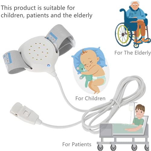 Hurrise Househome Alarma Profesional Cómoda Del Sensor De La Enuresis Para Bebés Niños Pequeños Entrenamiento Dimpo Para Potty Enuresis Durmiente