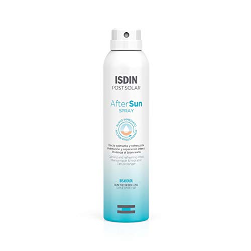 Isdin After Sun Spray, Efecto calmante y refrescante, hidratación y reparación intensa - 200 ml