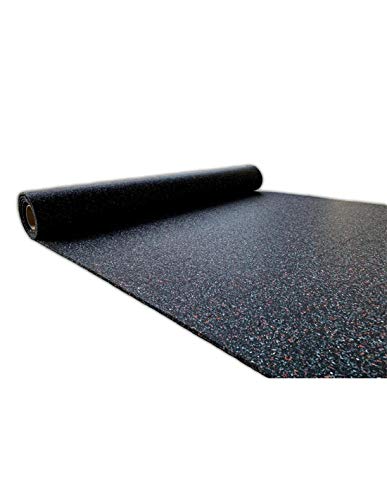 Jardin202 - Suelo para Gimnasio Negro EPDM Plus - Metro Cuadrado | 3 mm