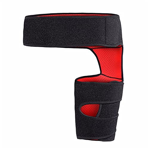 JINTD Brace de Cadera para Mujeres y Hombres, Protección de Muslo Corriendo Anti- Muscular Corriendo Corriendo Levantamiento de Pesas Cinturón de la Ingle Estabilizador de Cadera y bracen de Ingle