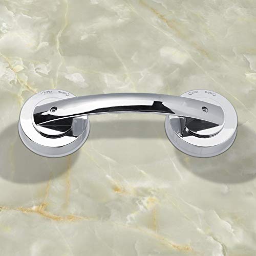 JJ. - Asidero de baño con ventosa para puerta de cristal antideslizante, mango de seguridad