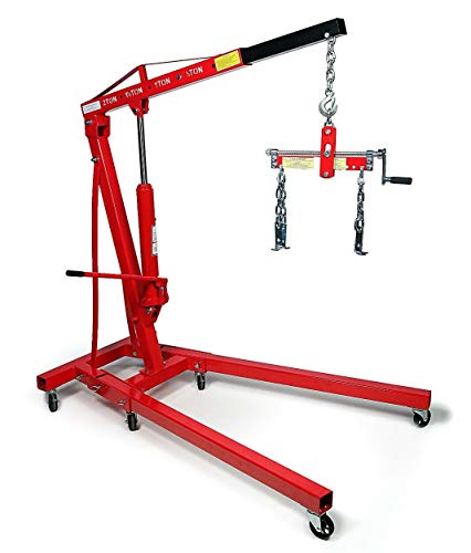 JOMAFA - GRUA PLEGABLE 2 TONELADAS + NIVELADOR PARA MOTORES