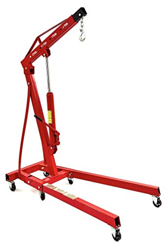 JOMAFA - GRUA PLEGABLE 2 TONELADAS + NIVELADOR PARA MOTORES