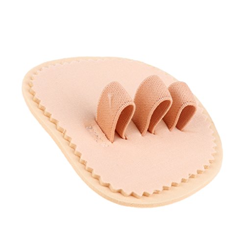 joyMerit Paquete de 2 (1 Par) Alisador de Dedos Corrector Martillo Protectores de Pies Torcidos Tres Dedos