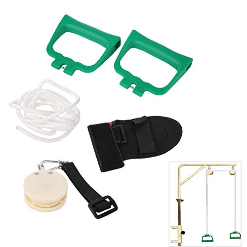 Joyzan Polea de Hombro de Fisioterapia, Kit de Entrenamiento de rehabilitación de Hombro Entrenador de polea de Ejercicio sobre la Puerta Uso en el hogar para Ayudar a la rehabilitación y Aumentar
