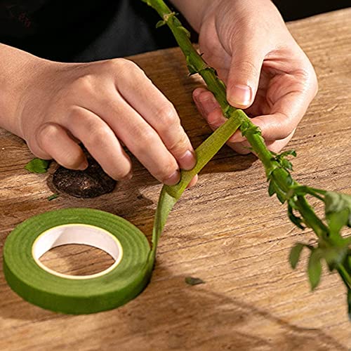 JZJZ - Cinta floral, 2 rollos, para florista, pulsera de flores, ramos y flores