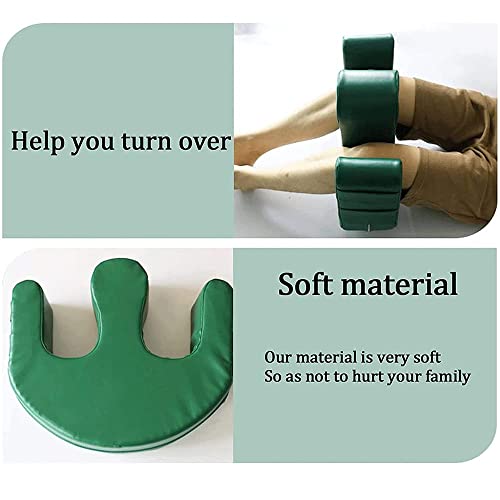 KEDUODUO Dispositivo de torneado para Pacientes paralizados. Dispositivo de torneado para la Almohada Lateral paralizada con Almohada en Forma de U en Forma de U,Verde
