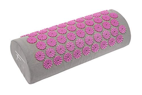 Kit de acupresión Fitem - Esterilla de acupresión + Cojín de acupresión + Bolsa + Bola de masaje - Alivia dolores de Espalda y Cuello - Ciática - Masaje de espalda - Relajación muscular