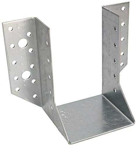 KOTARBAU® Juego de 10 soportes de vigas tipo A, 80 mm, conectores para vigas de madera, conectores para construcción exterior
