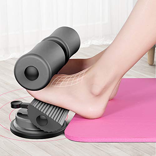 LATTCURE Sit Up Bar - Barra de abdominales ajustable para abdominales, abdominales, espalda, piernas y brazos, aparato de fitness para el hogar (negro)