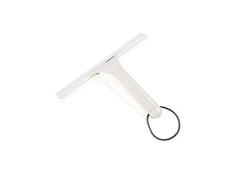 Leifheit Limpiacristales para cabinas de ducha Cabino, rasqueta limpiacristales extraligera para un fácil manejo, limpia mamparas y azulejos, 24 cm