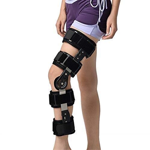 LIUCHUNYANSH Pedales Estaticos Bisagras Rodillera, ROM de Rodilla Inmovilizador Pierna ortopédica aparatos ortopédicos rótula Soporte Ortesis, Leftleg (Color : B)
