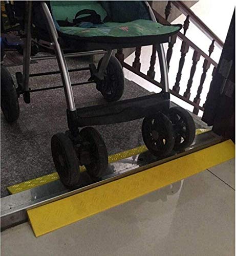 LIUYULONG Rampa de acera Rampas, Umbral de hogar Rampas para sillas de Ruedas Infraduras Hogar de Asistencia Social Hogar Rampas Rampa de Seguridad (Size : 95 * 5 * 2CM)