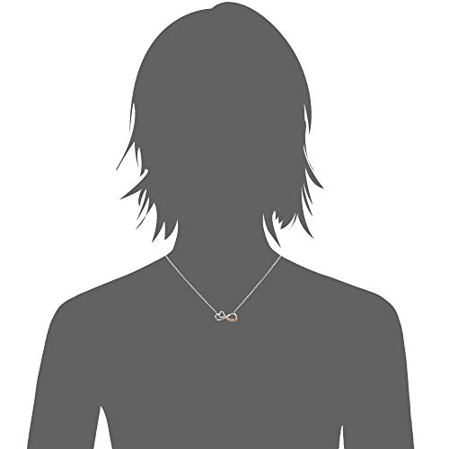 LOVORDS Collar Mujer Grabado Plata de Ley 925 Colgante Infinito y Corazón Regalo Abuela