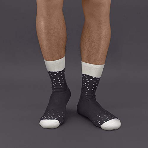 Luckies of London Calcetines de cerveza para hombre, calcetines divertidos para hombres, 3 pares de calcetines Crazy en lata de cerveza, naranja Ale, Stout y Langer