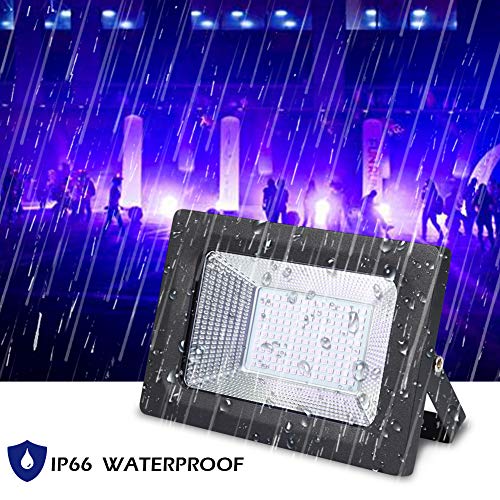 Lunsy - Foco led (30 W, UV, efecto de luz, resistente al agua, adecuado para Halloween, acuarios, conciertos, fiestas, etc.