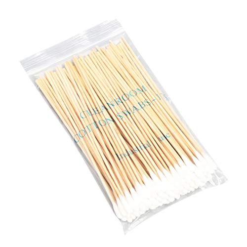 Lurrose Bastoncillos Largos de Algodón 500pcs para Uso del Maquillaje y Limpieza del oído