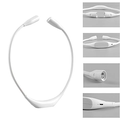 Luz de Lectura Para el Cuello Luz de Lectura LED Llévalo Contigo y PlegableRecargable Muy Adecuado Para Leer Tejer Mantenimiento de Campamentos